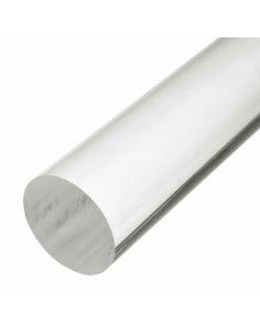 Barra redonda de Metacrilato transparente 15 mm ø