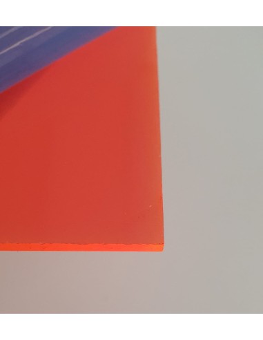 Metacrilato Naranja Fluor 3 mm