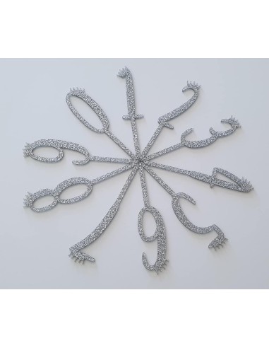 Metacrilat glitter plata 3 mm