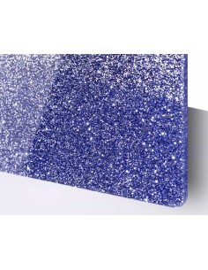 Metacrilato Glitter Azul 3 mm 2
