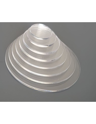 Peanyes rodones metacrilat transparent 4 mm