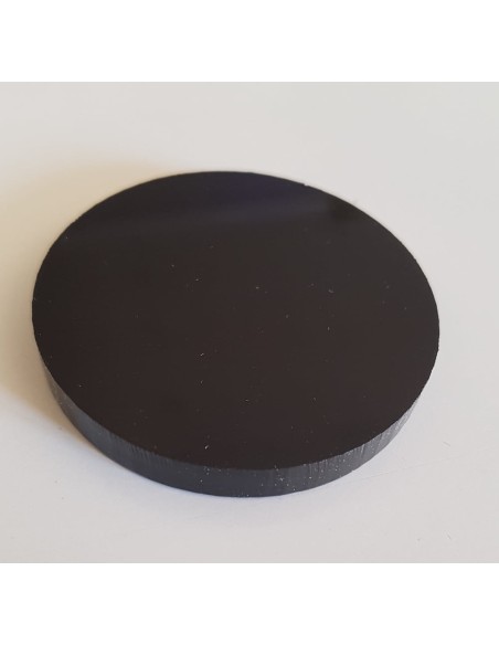 Peanyes rodones metacrilat negre 5 mm