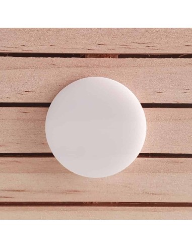 Peanas redondas metacrilato blanco opal 3 mm