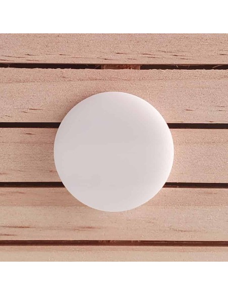 Peanas redondas metacrilato blanco opal 3 mm Peanas redondas metacrilato blanco opal 3 mm