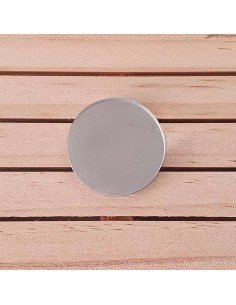 Peanas redondas metacrilato espejo 3 mm 2