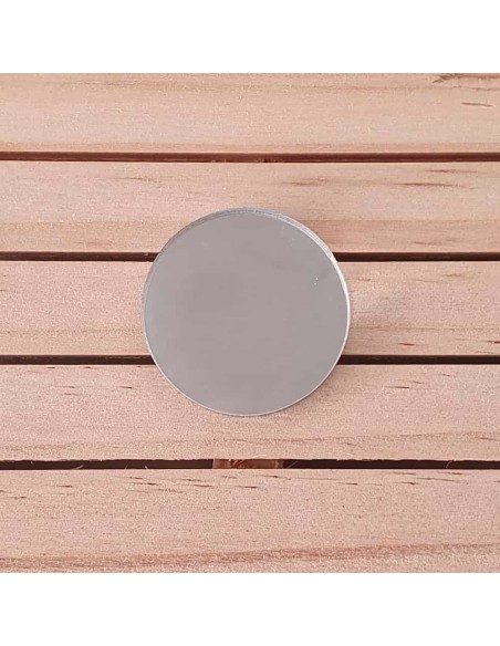 Peanas redondas metacrilato espejo 3 mm Peanas redondas metacrilato espejo 3 mm