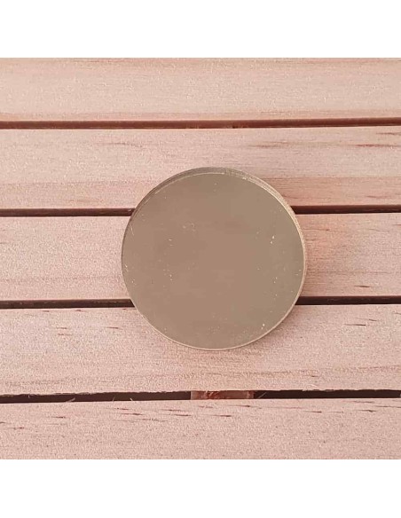 Peanyes rodones metacrilat mirall or 3 mm