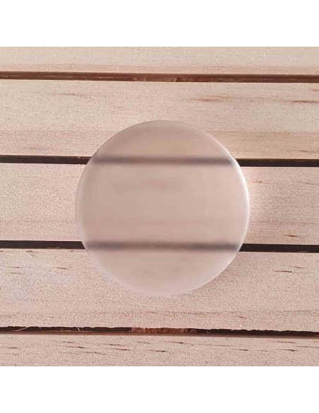 Peanas redondas metacrilato satinado 4 mm