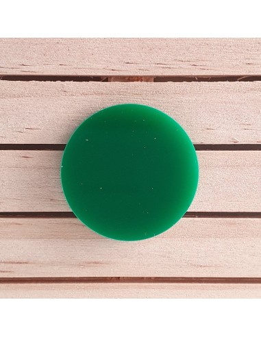 Peanyes rodones metacrilat verd 3 mm