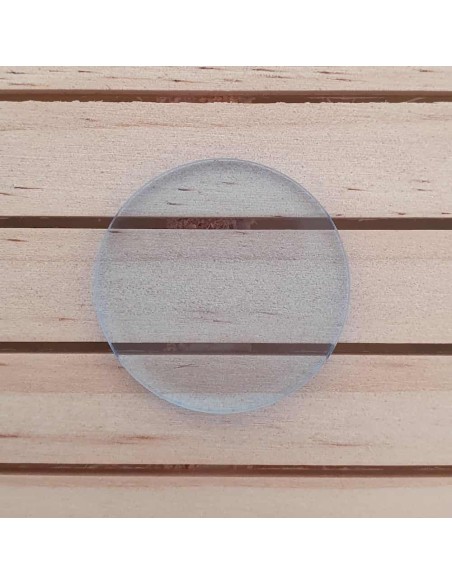 Peanas redondas metacrilato flúor Azul