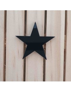 Estrelles de metacrilat negre 2
