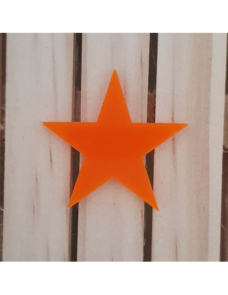 Estrelles de metacrilat Taronja 3 mm