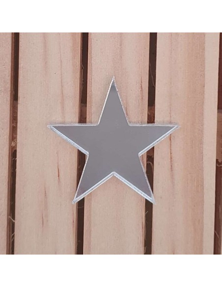 Estrelles de metacrilat mirall 3 mm
