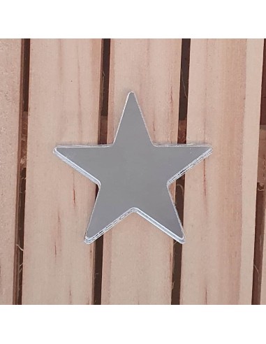 Estrelles de metacrilat mirall 3 mm