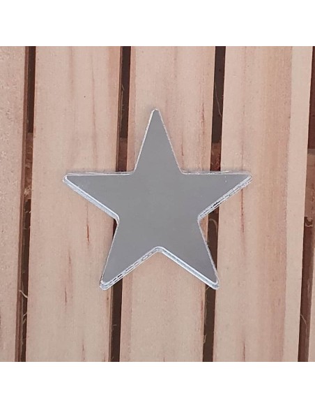 Estrelles de metacrilat mirall 3 mm