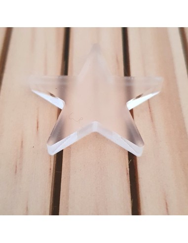 Estrelles de metacrilat satinat