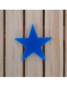 Estrelles de metacrilat Blau 3 mm 2
