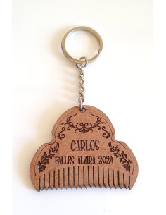 Llavero Peineta Fallera Personalizado 2