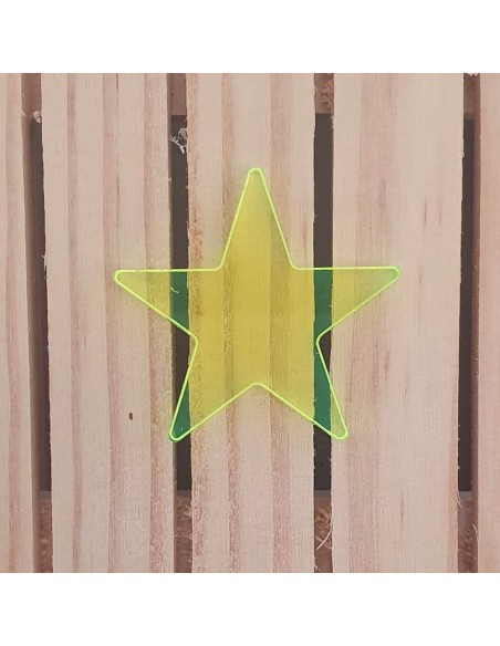 Estrellas de metacrilato