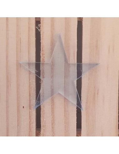 Estrelles de metacrilat Blau Flúor