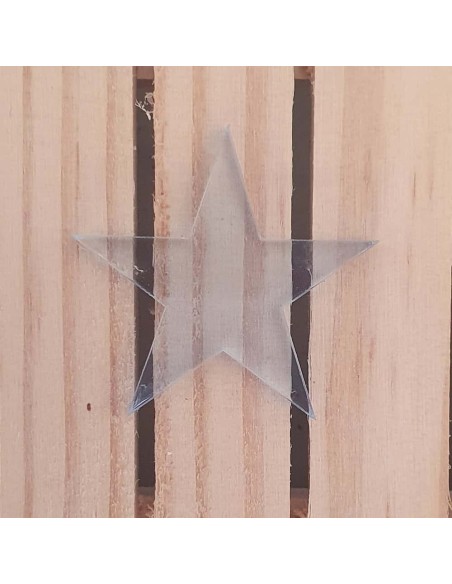 Estrelles de metacrilat Blau Flúor
